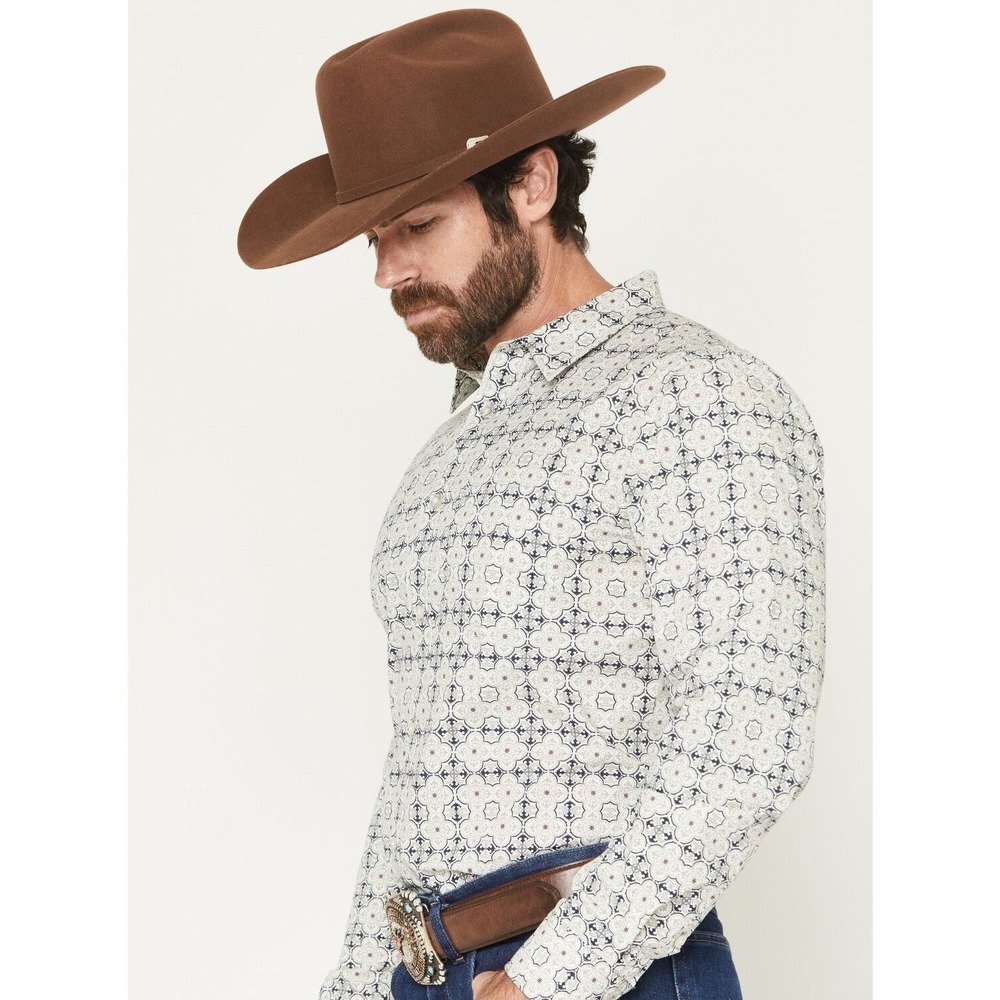 NWOT GIBSON TRADING CO Men's Initiate Medallion Print Button-Down Shirt, Size XL